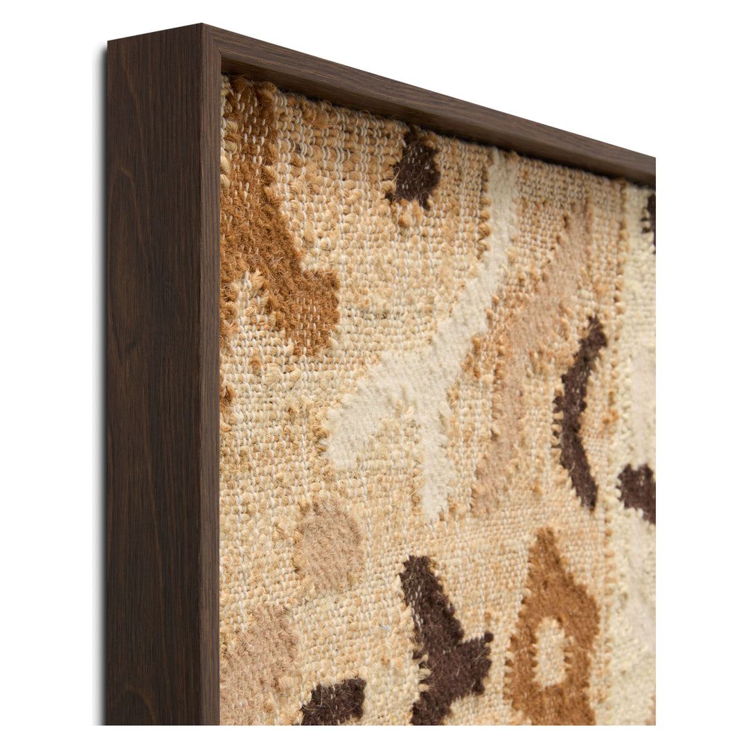 Loloi Grand Bara Beige / Brown 4'-9" x 2'-3" Wall Art