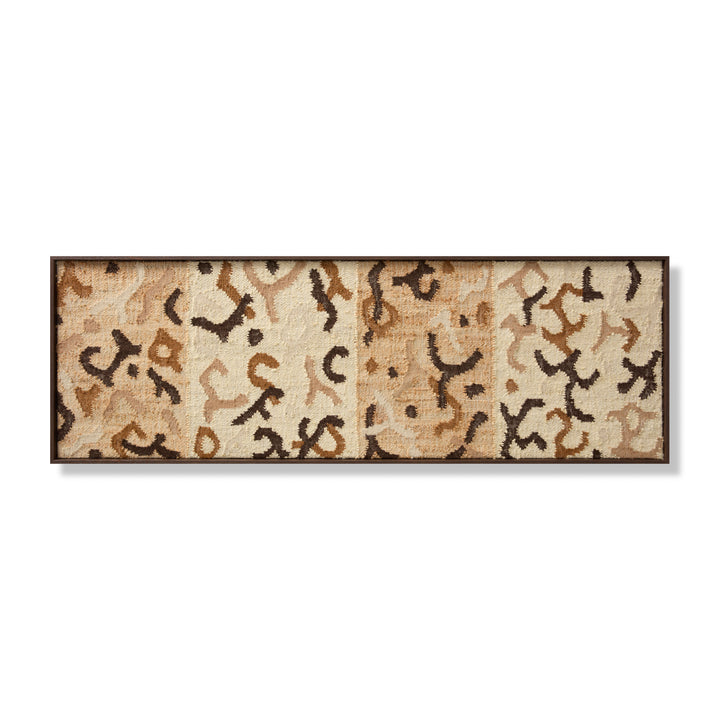 Loloi Grand Bara Beige / Brown 4'-9" x 2'-3" Wall Art