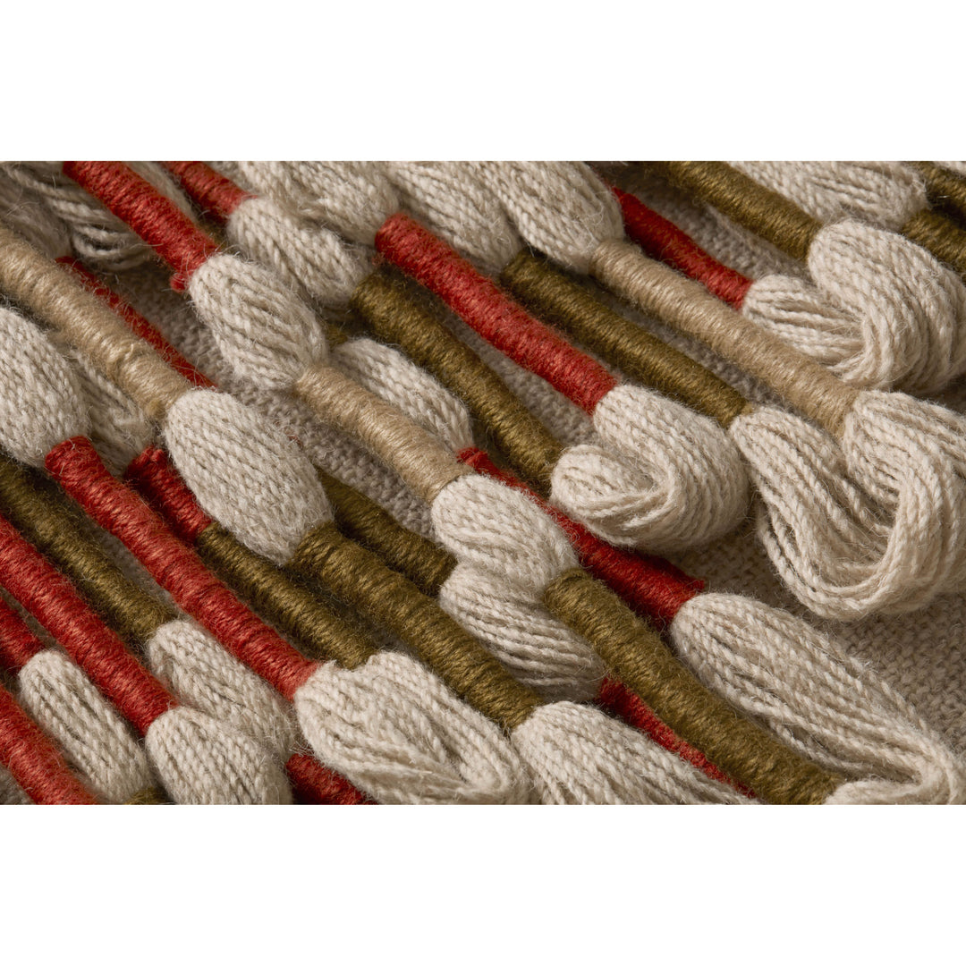 Loloi Earthy Locs Beige / Multi 3'-2" x 3'-2" Wall Art