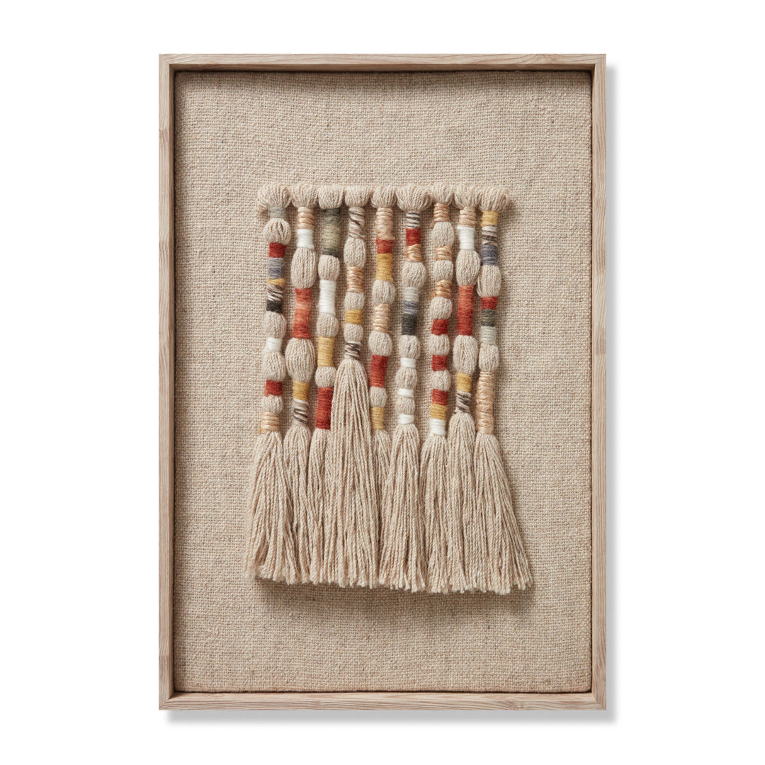 Loloi Vetiver Beige / Multi 1'-7" x 2'-4" Wall Art