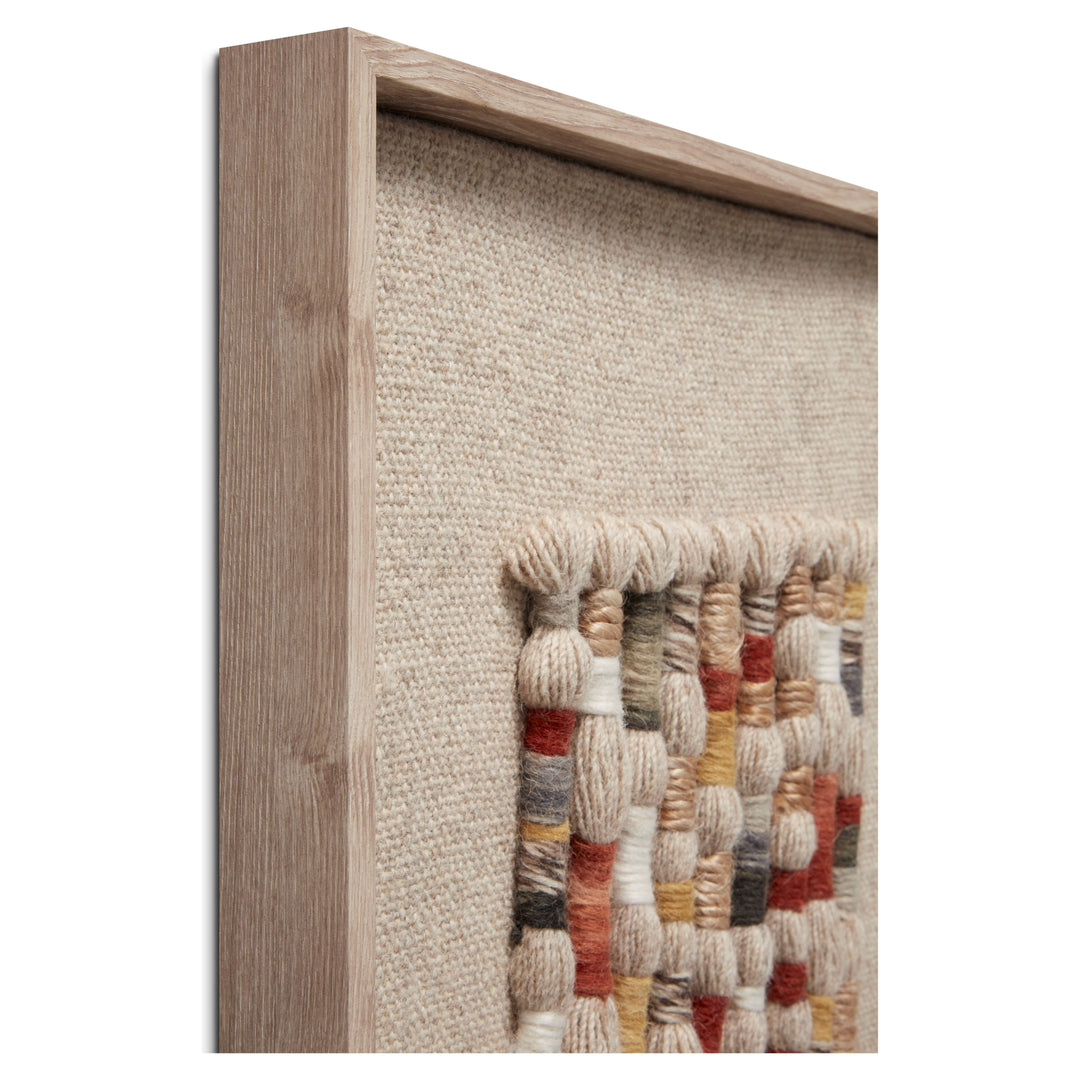 Loloi Vetiver Beige / Multi 1'-7" x 2'-4" Wall Art