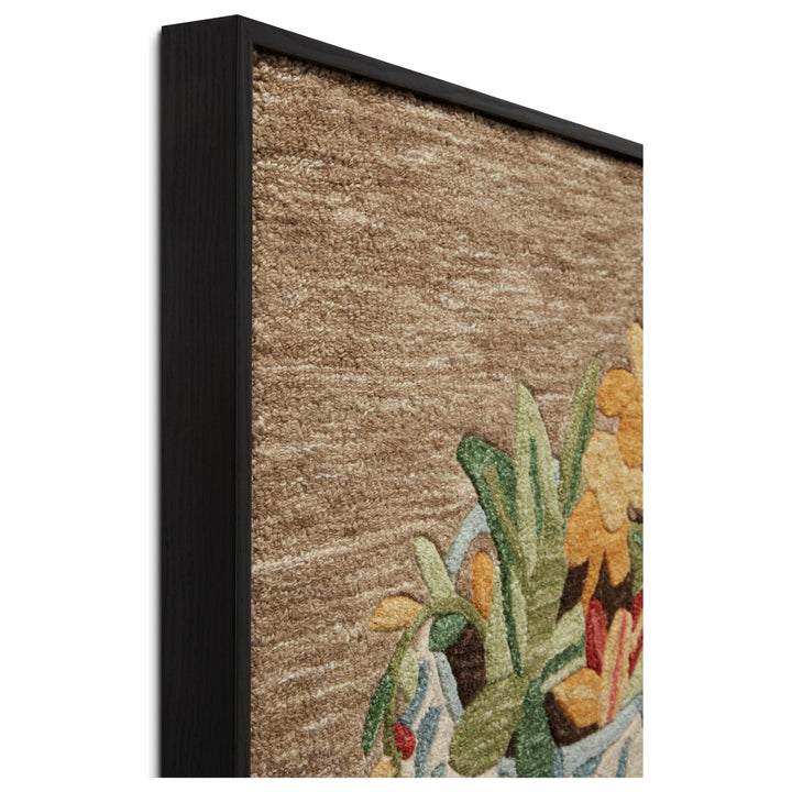 Loloi Green Thumb Beige / Brown 2'-11" x 2'-11" Wall Art