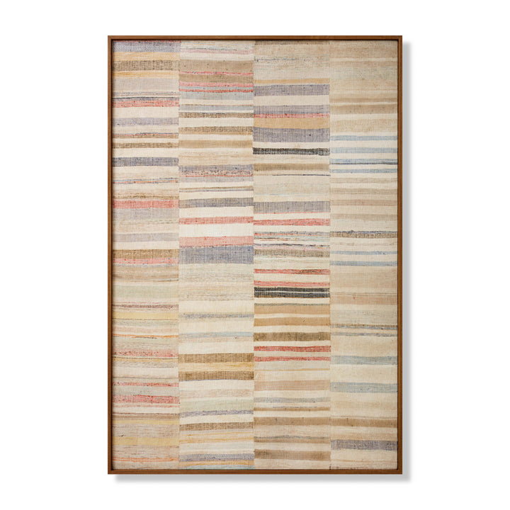 Loloi Beach Day Multi / Beige 5'-1" x 3'-5" Wall Art