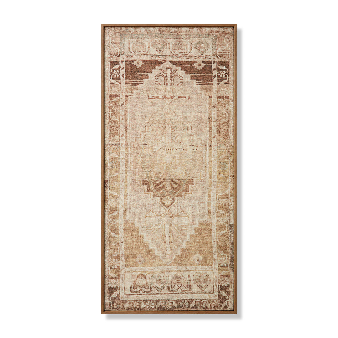 Loloi Bayonne Ivory / Brown 2'-3" x 5'-1" Wall Art