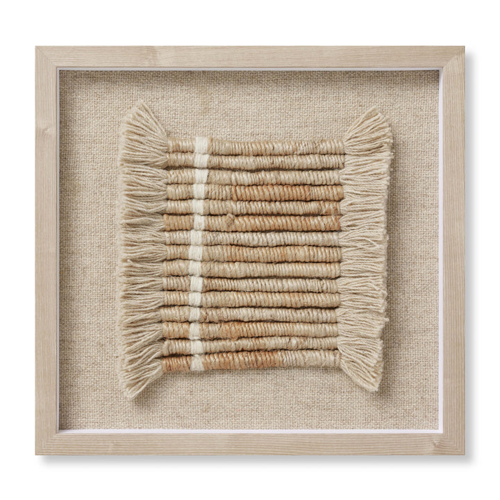 Loloi Get It Together Natural / Ivory 1'-9" x 1'-10" Wall Art