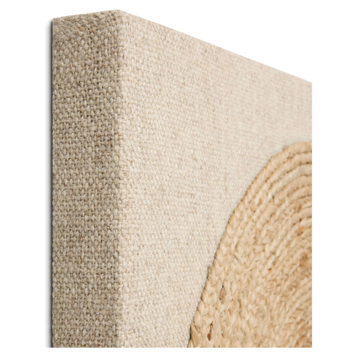 Loloi Afternoon Sunshine Natural / Beige 2'-5" x 2'-5" Wall Art