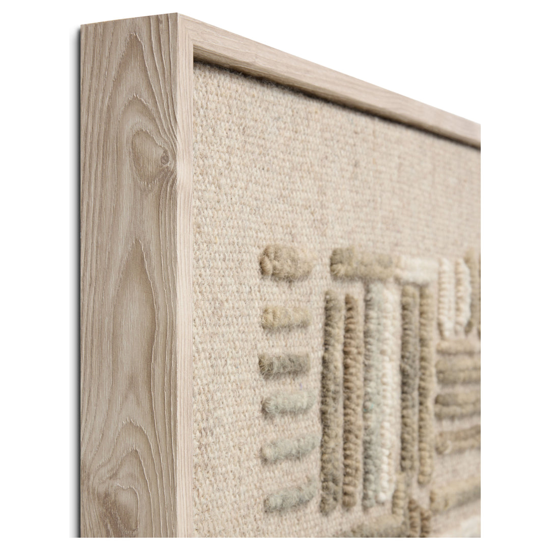 Loloi Perplexed Green / Ivory 3'-6" x 2'-6" Wall Art