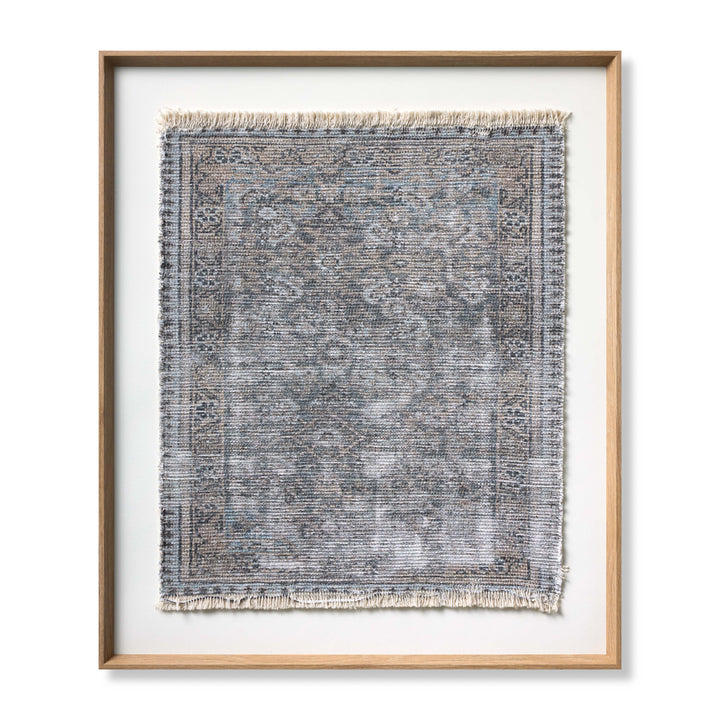 Loloi Veranasi Blue / Beige 2'-9" x 3'-3" Wall Art