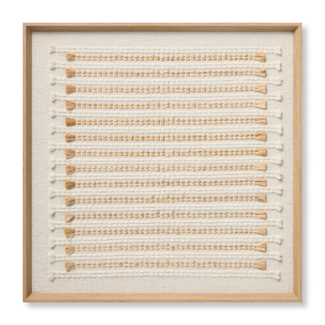 Loloi Sherwood Beige 2'-5" x 2'-5" Wall Art