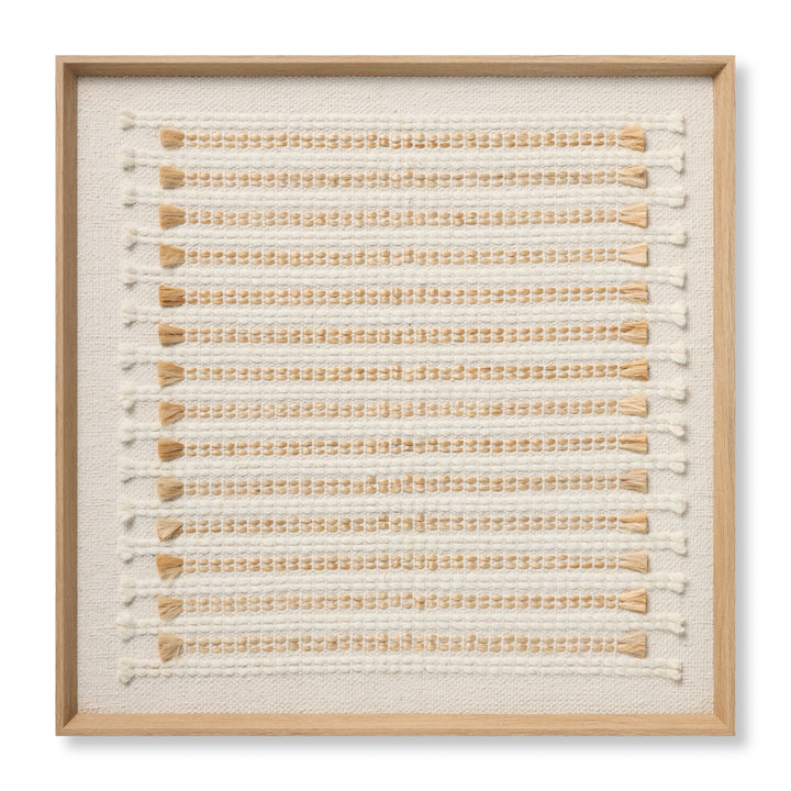 Loloi Sherwood Beige 2'-5" x 2'-5" Wall Art