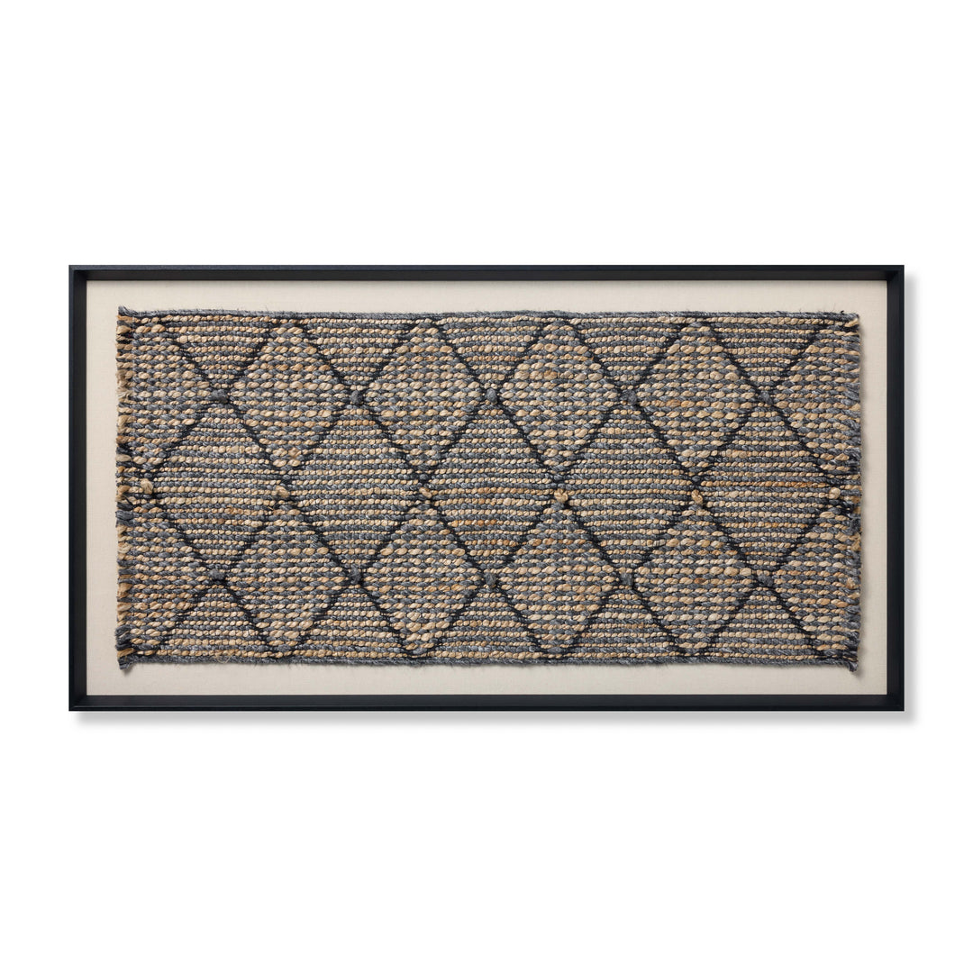 Loloi Nuit Grey / Beige 4'-1" x 2'-2" Wall Art