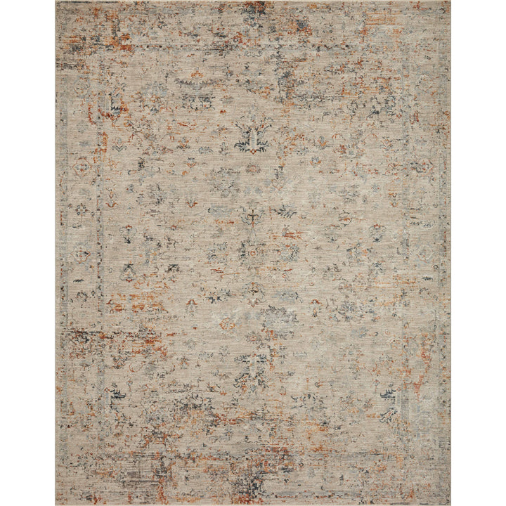 Loloi Axel Silver / Spice 6'-7" x 9'-10" Area Rug