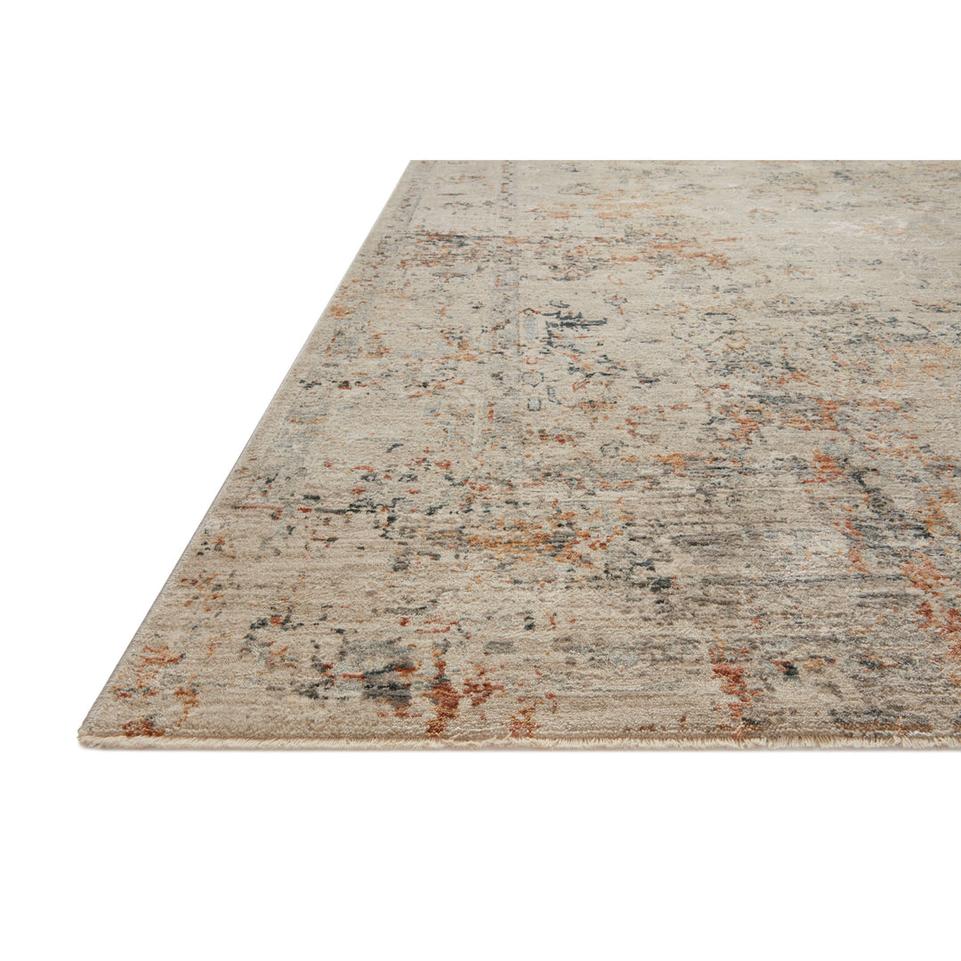 Loloi Axel Silver / Spice 6'-7" x 9'-10" Area Rug