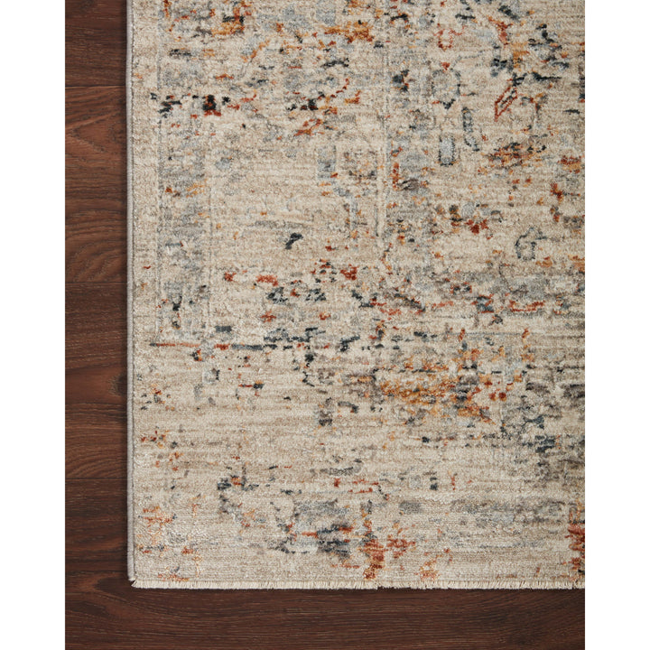 Loloi Axel Silver / Spice 18" x 18" Sample Rug