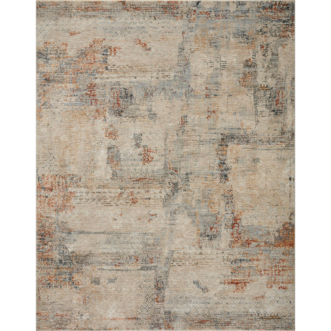 Loloi Axel Sand / Multi 18" x 18" Sample Rug