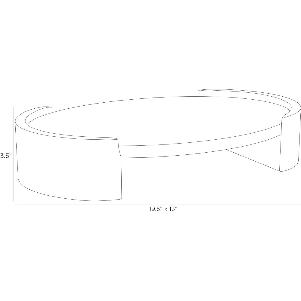 Lunara Tray - Gold