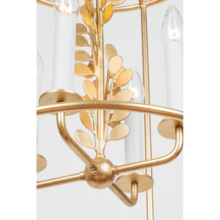 Chandeliers Adrienne Lantern - Vintage Gold Leaf