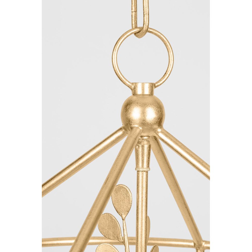 Chandeliers Adrienne Lantern - Vintage Gold Leaf