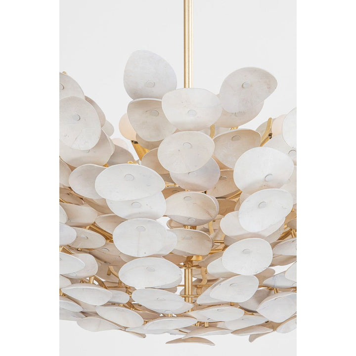 Aimi Chandelier - Vintage Gold Leaf 12 Lights