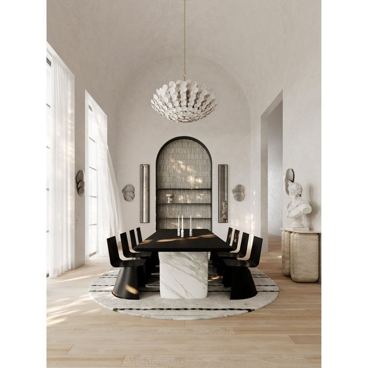 Aimi Chandelier - Vintage Gold Leaf 12 Lights