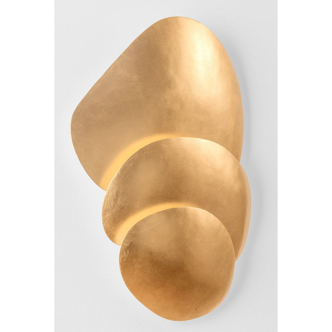 Akemi Wall Sconce - Vintage Gold Leaf 4 Lights