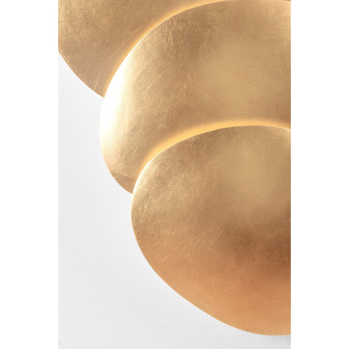 Akemi Wall Sconce - Vintage Gold Leaf 4 Lights