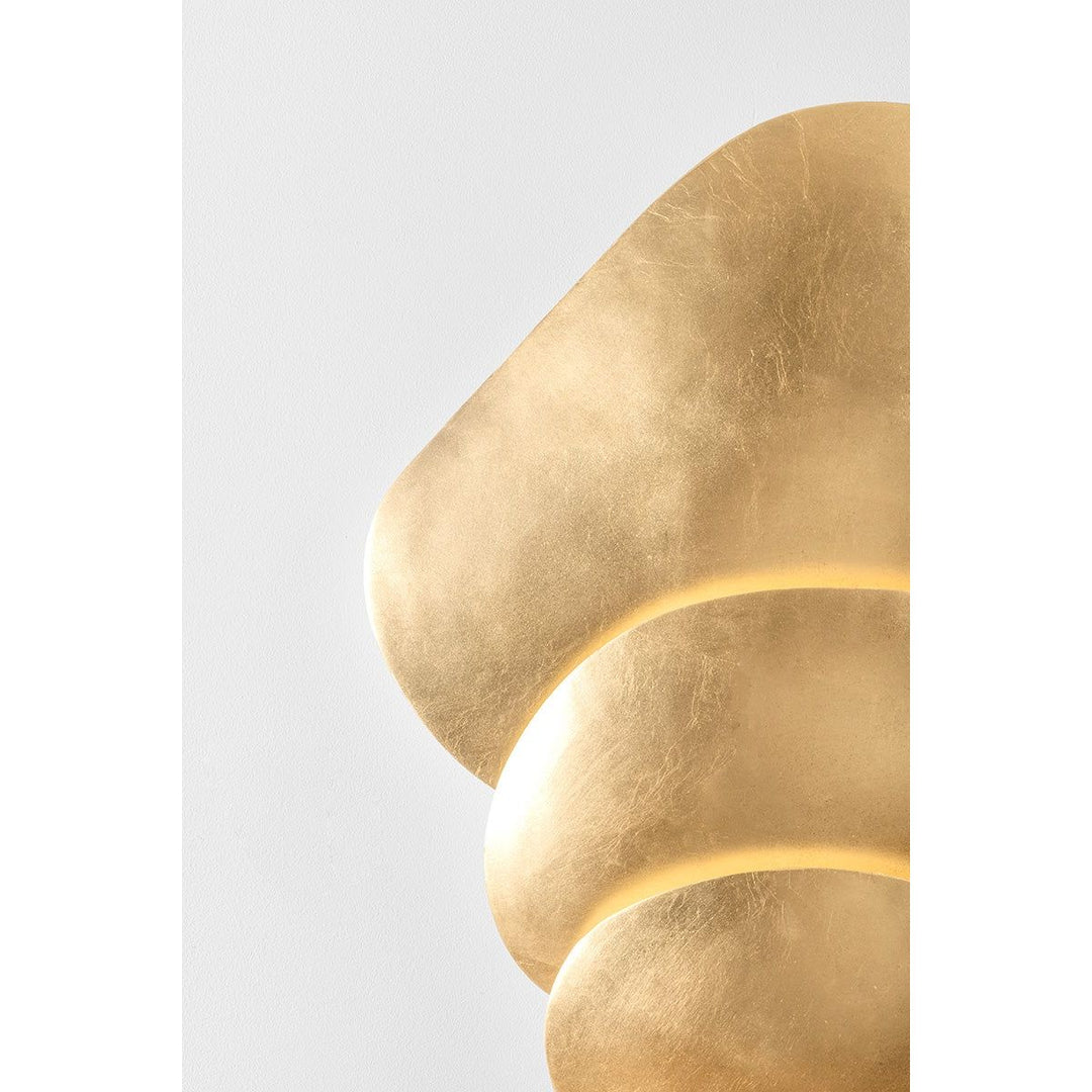 Akemi Wall Sconce - Vintage Gold Leaf 4 Lights