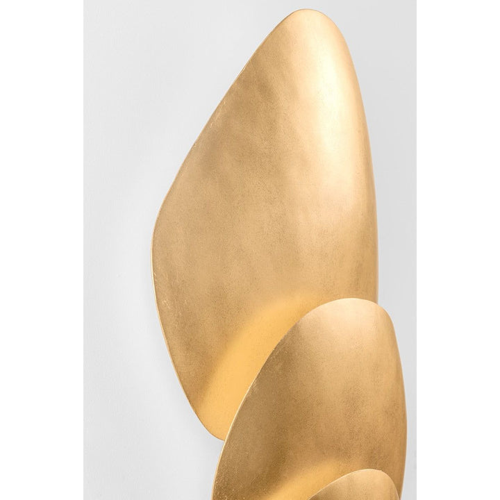 Akemi Wall Sconce - Vintage Gold Leaf 4 Lights