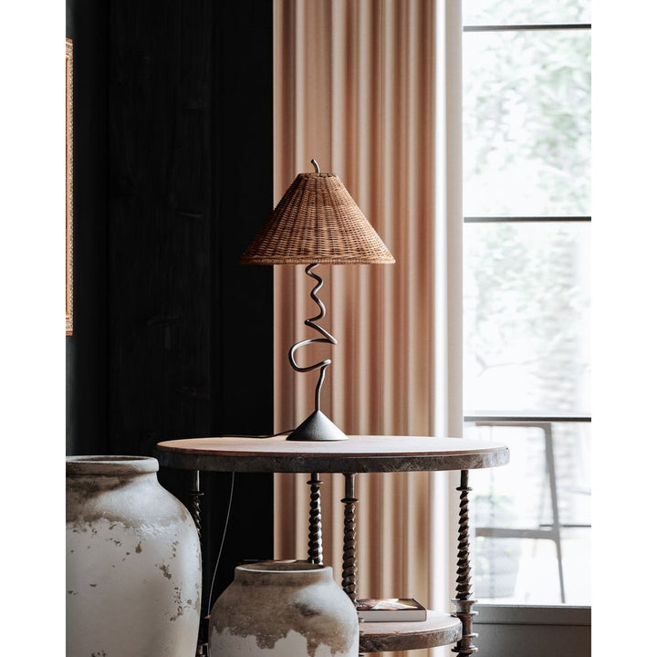 Alaric Table Lamp - Forged Iron