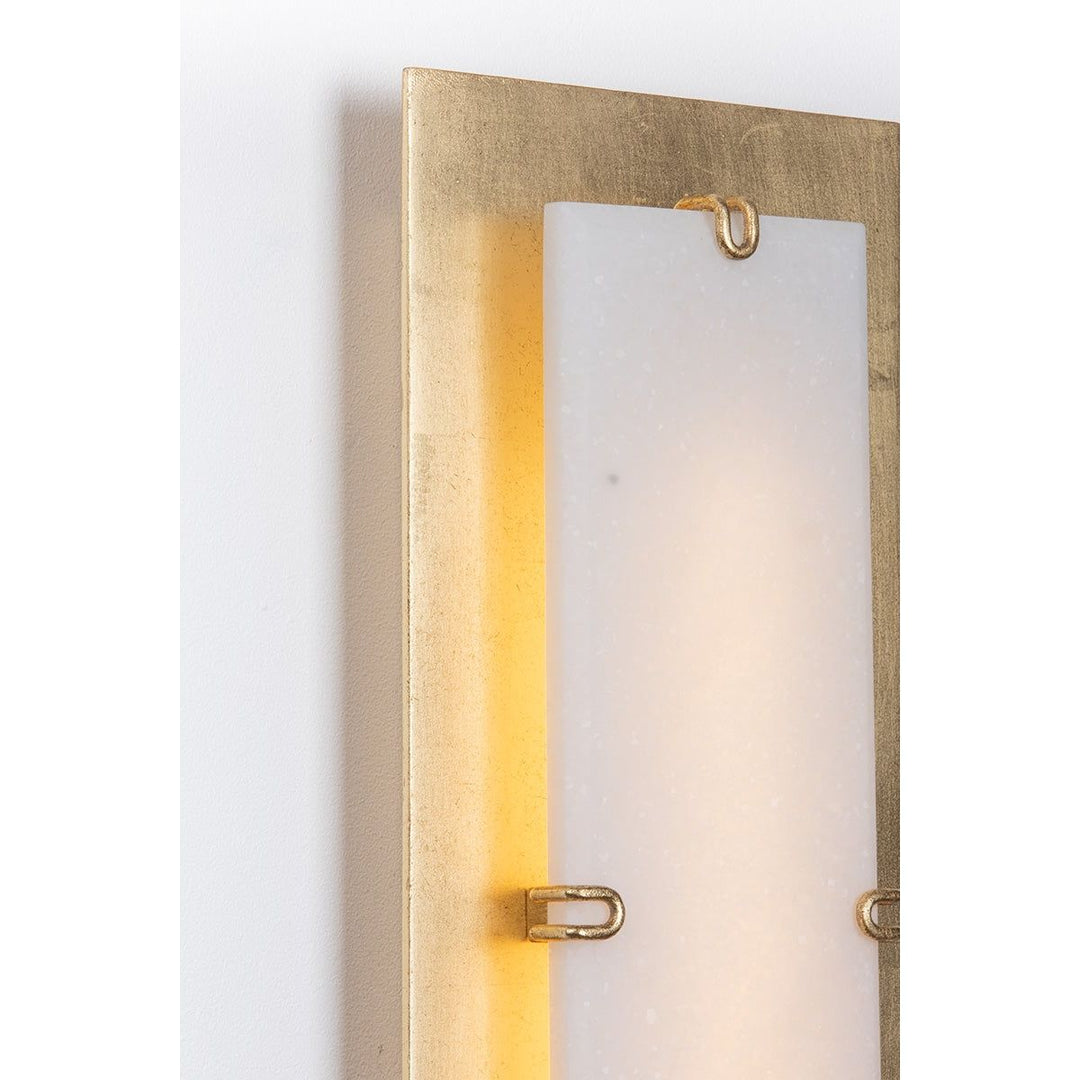 Alexandrite Wall Sconce - Vintage Gold Leaf