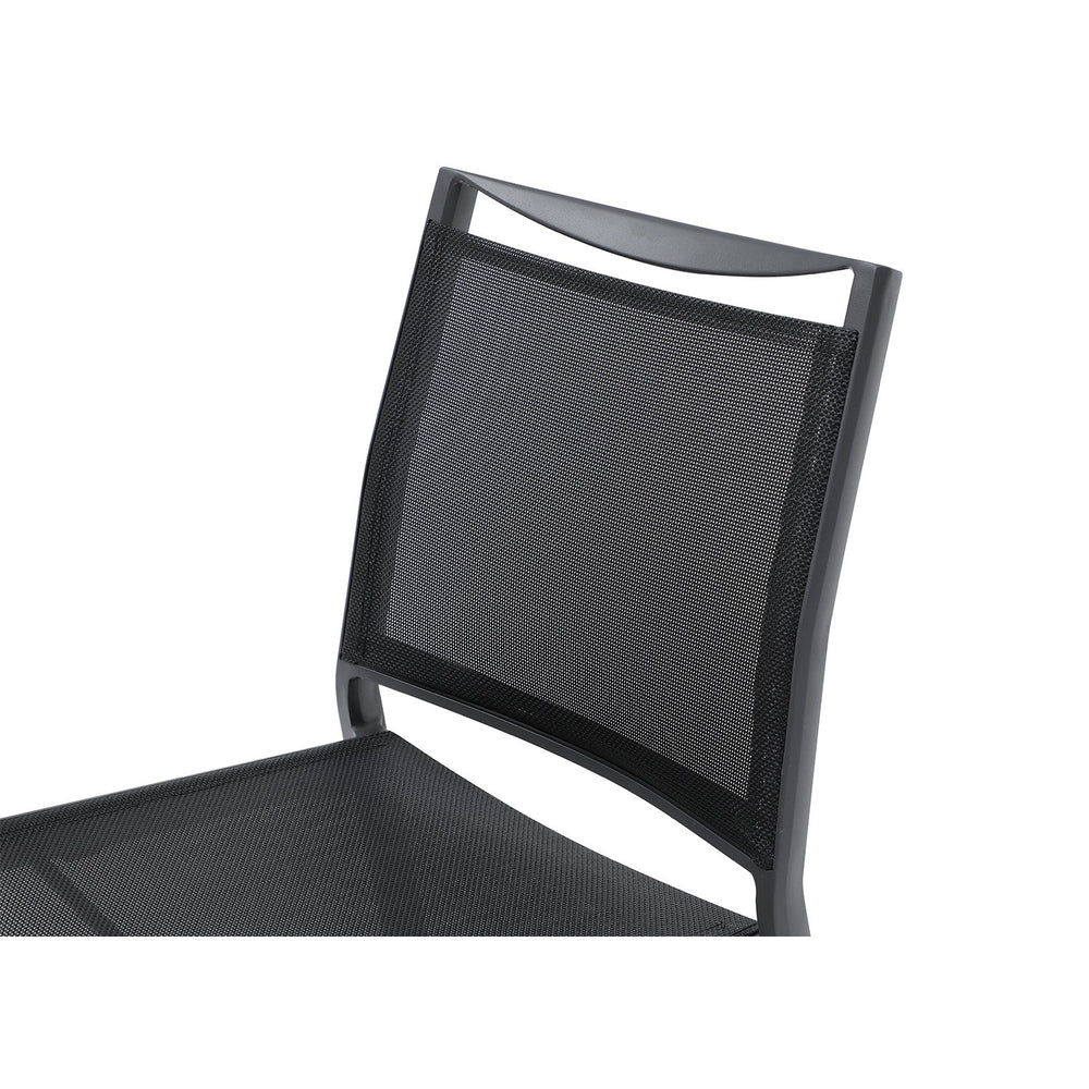 Aloha Outdoor Dining Chair-Whiteline Modern Living-WHITELINE-DC1566-GRY-Dining Chairs-2-France and Son