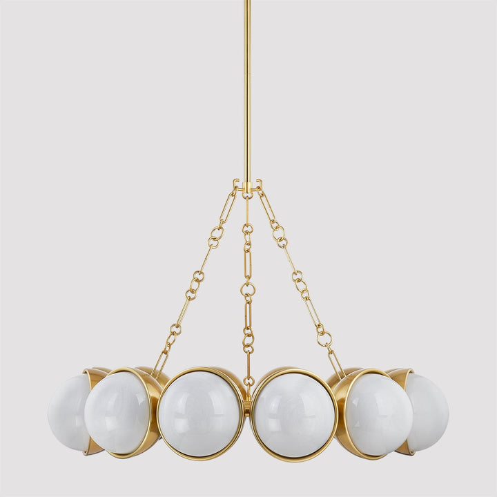 Althea Chandelier - Vintage Polished Brass 12 Lights