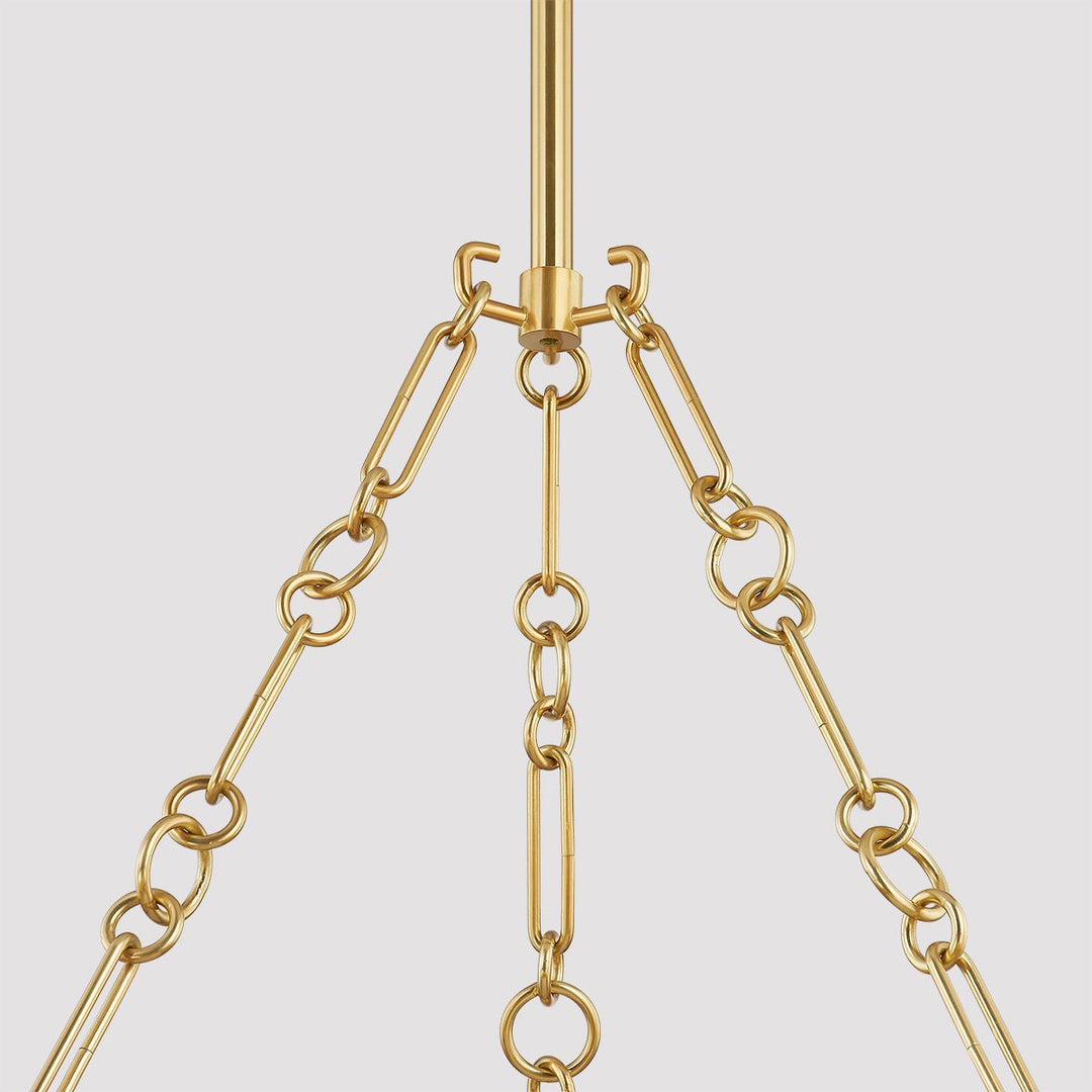 Althea Chandelier - Vintage Polished Brass 12 Lights