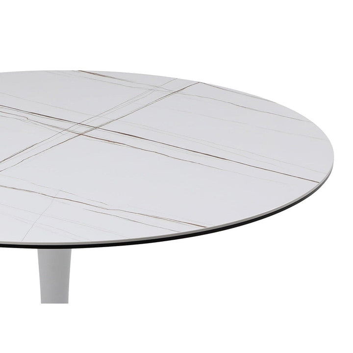 Amarosa Dining Table-Whiteline Modern Living-WHITELINE-DT1719-WHT-Dining Tables-3-France and Son
