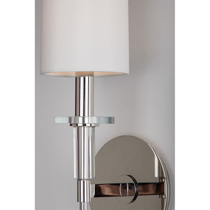 Amherst 1 Light Wall Sconce Polished Nickel