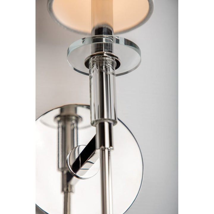 Wall Lighting Amherst 1 Light Wall Sconce Polished Nickel