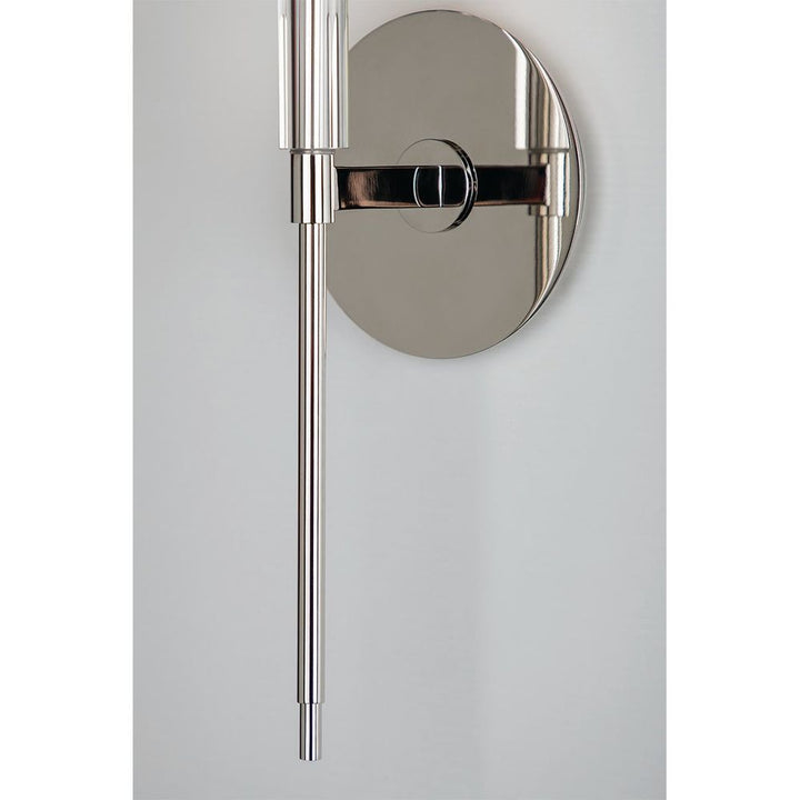 Amherst 1 Light Wall Sconce Polished Nickel