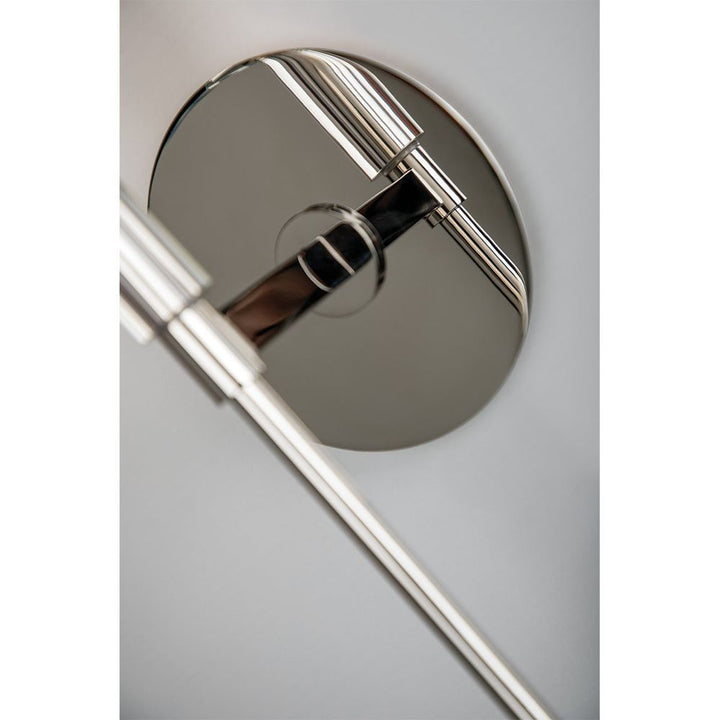 Amherst 1 Light Wall Sconce Polished Nickel