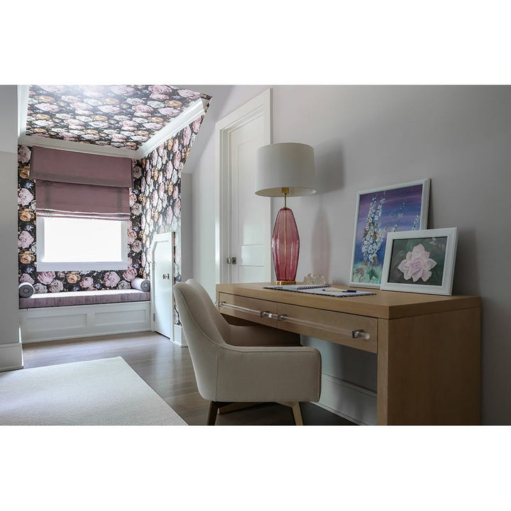 Desks Ralph Waterfall Two Drawer Desk In Light Cerused Oak