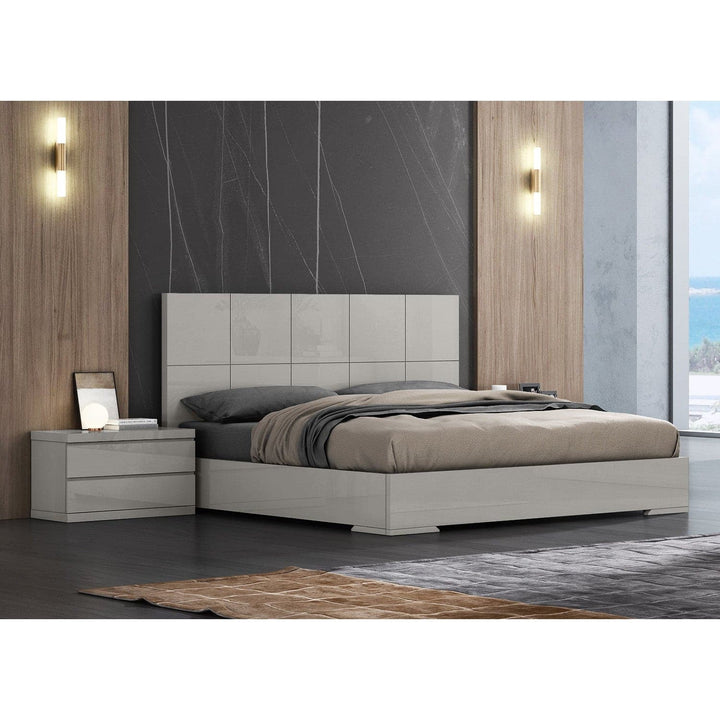 Anna Bed-Whiteline Modern Living-WHITELINE-BK1207-LGRY-BedsGrey-King-2-France and Son