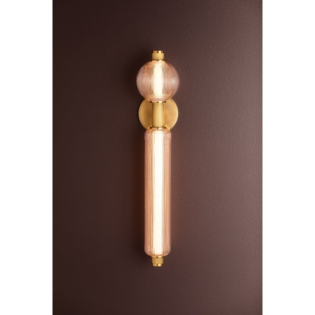 Atom Wall Sconce - Vintage Brass 2 Lights