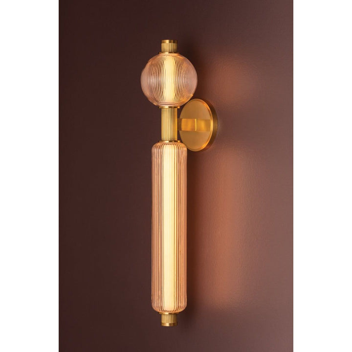 Atom Wall Sconce - Vintage Brass 2 Lights