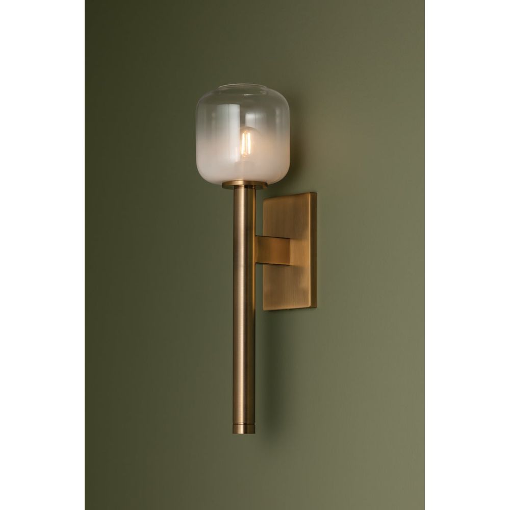 Axton Wall Sconce - Patina Brass