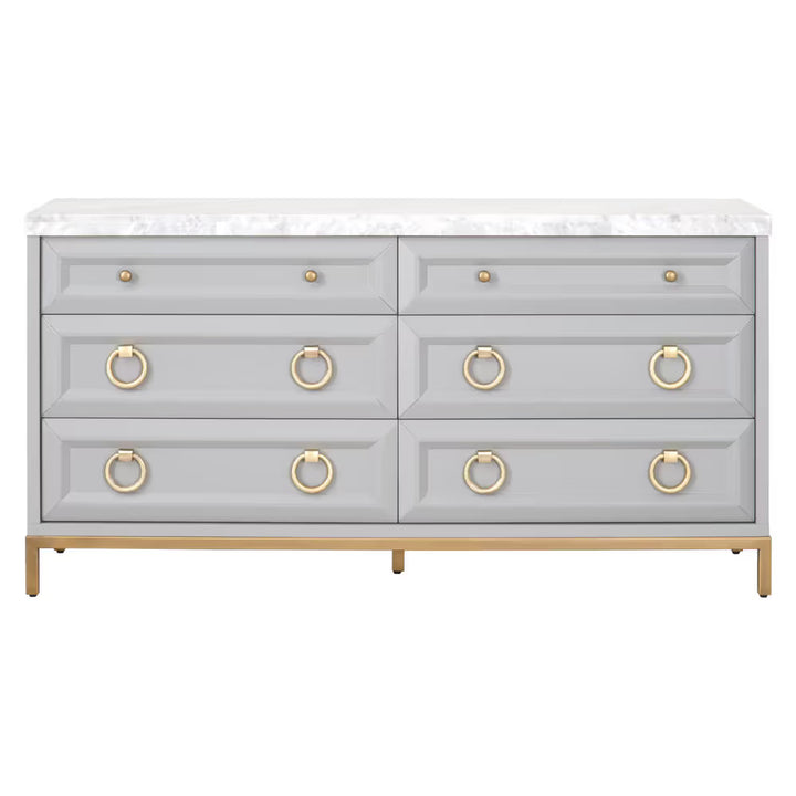 Azure Carrera 6-Drawer Double Dresser