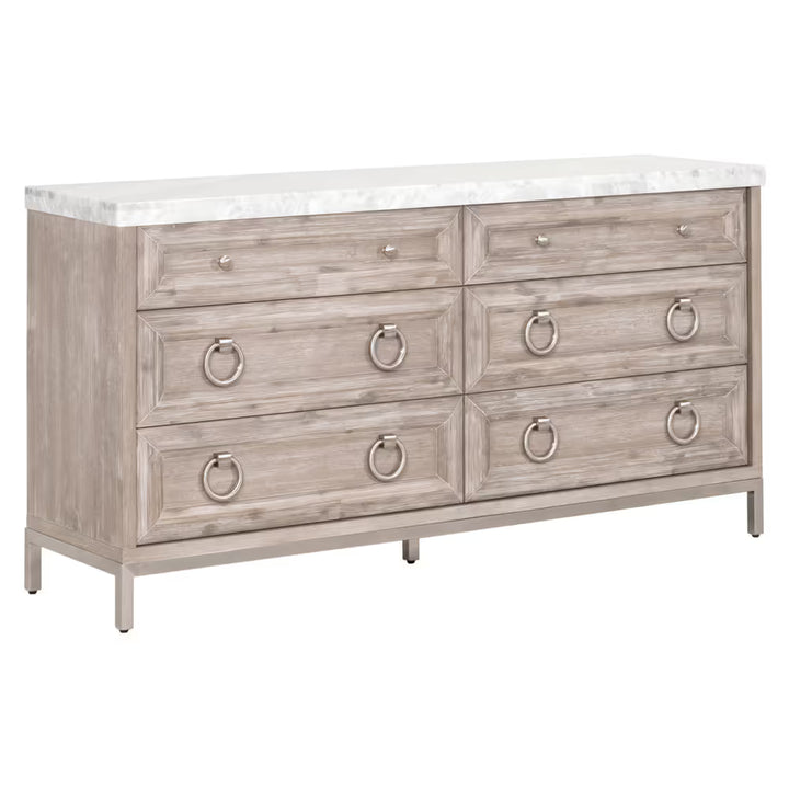 Azure Carrera 6-Drawer Double Dresser