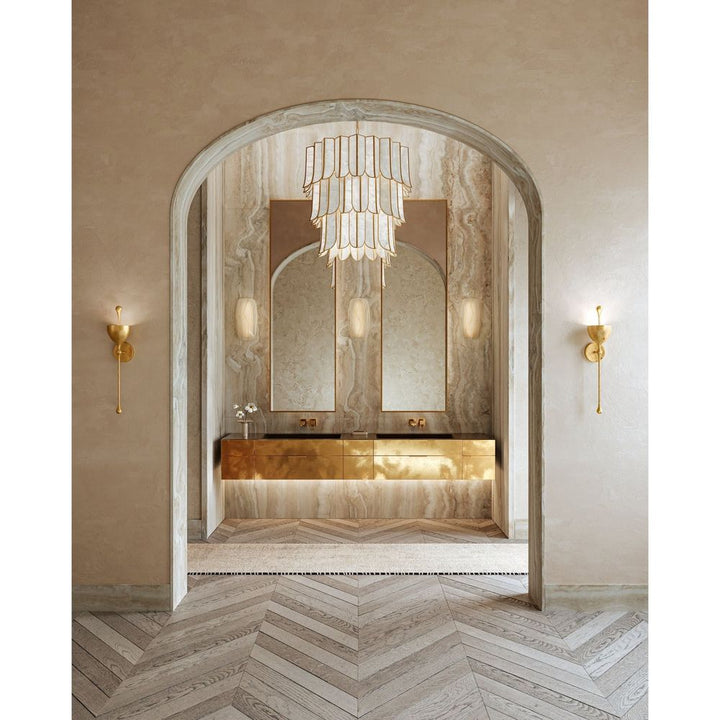 Wall Lighting Antalya Wall Sconce - Vintage Gold Leaf