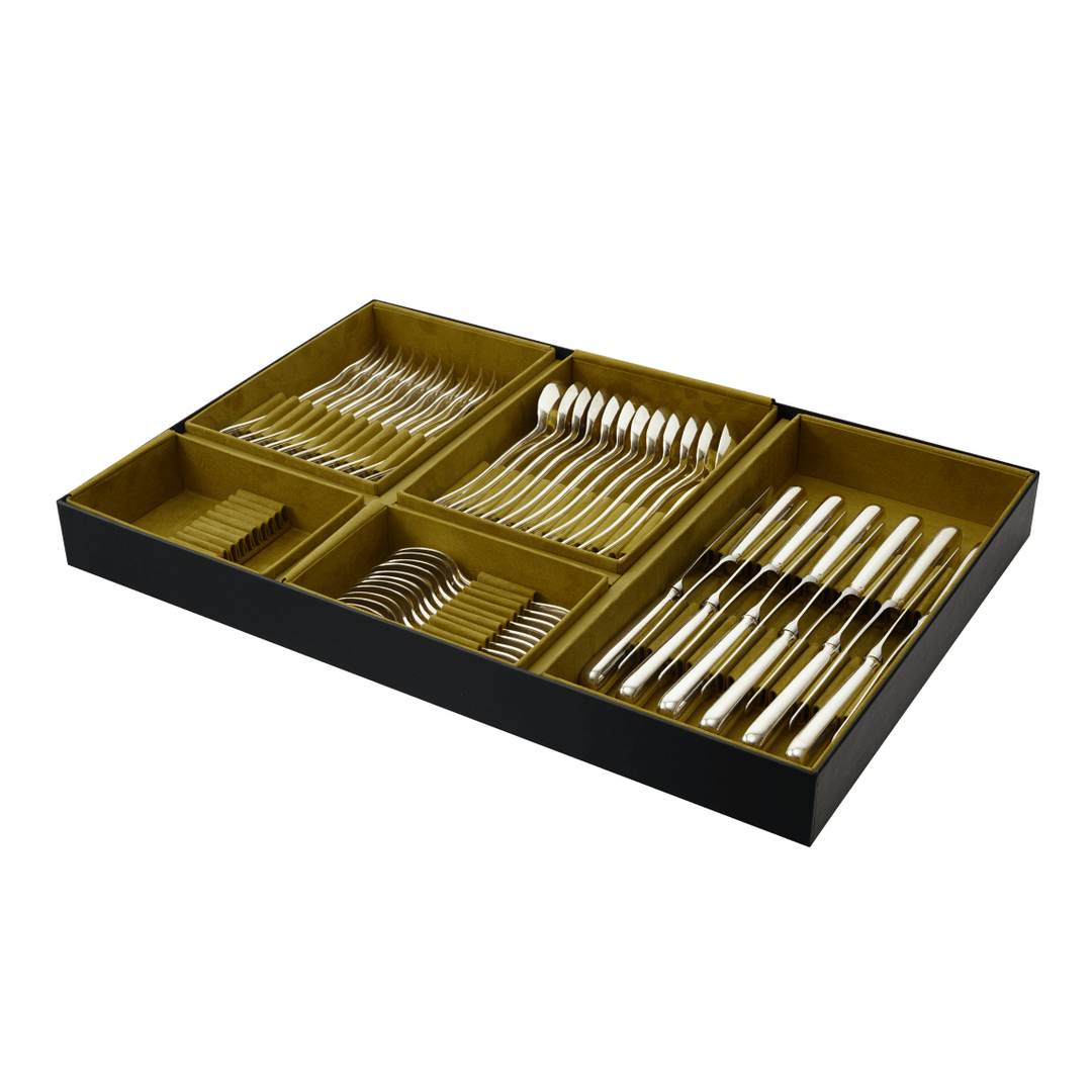 36-Piece Silver-Plated Flatware Set with Free Storage Box | America