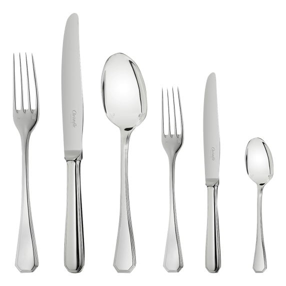 36-Piece Silver-Plated Flatware Set with Free Storage Box | America
