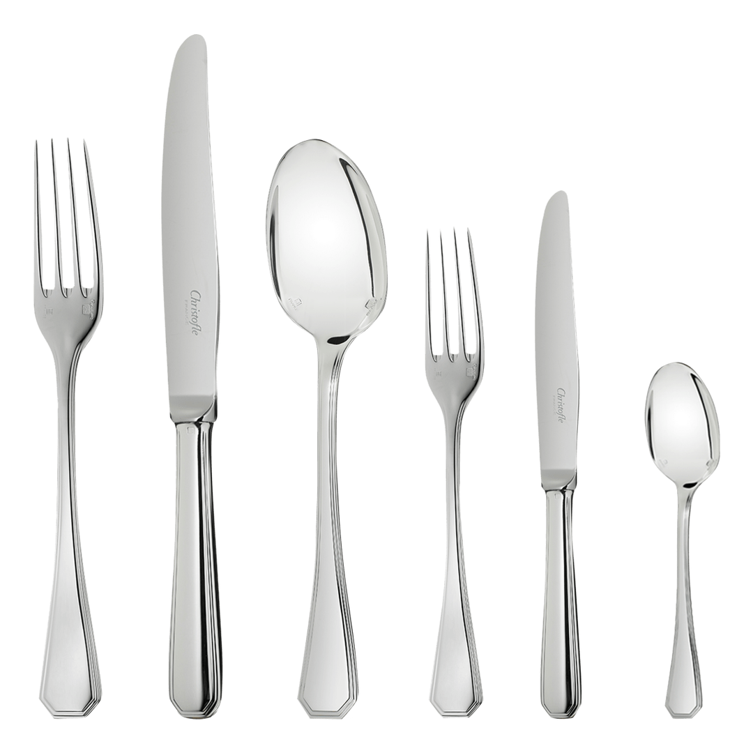36-Piece Silver-Plated Flatware Set with Free Storage Box | America