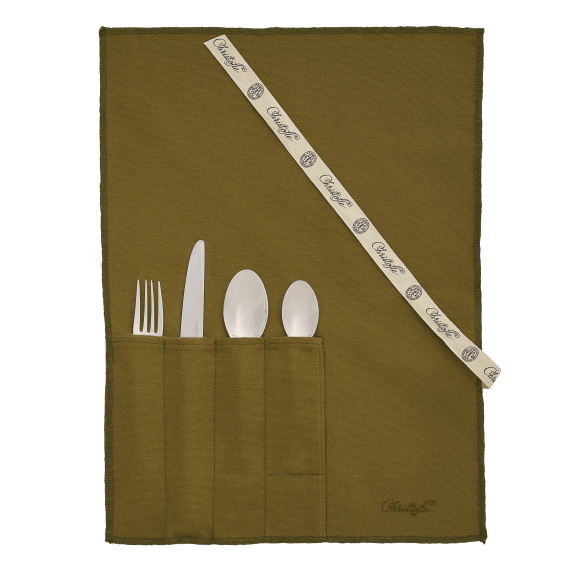 La Trousse - 4 Piece Medium-Sized Silver Plated Individual Set, MOOD Flatware Set